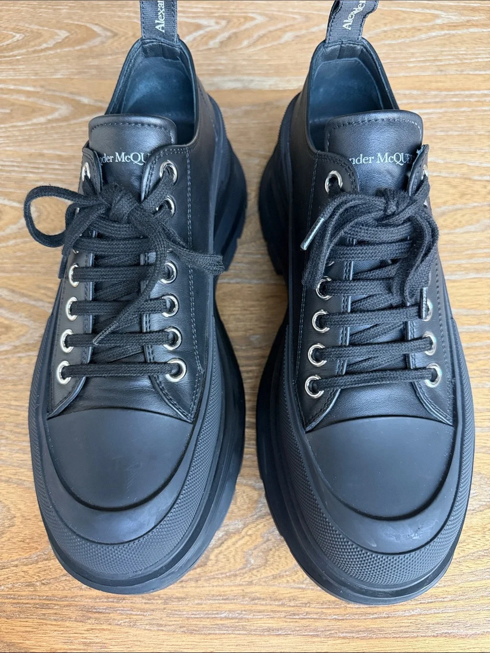 Alexander McQueen Tread Slick Lace Up Sneakers